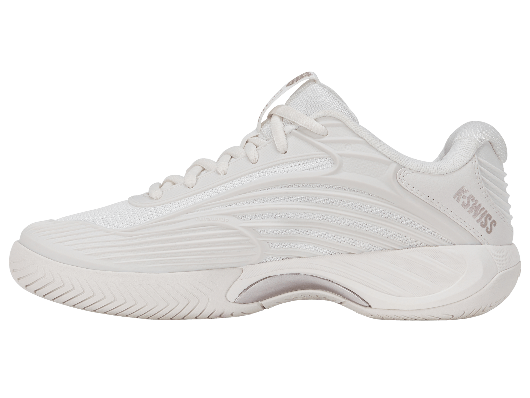 K-Swiss Women's Hypercourt Express 3 Tennis Shoes in Blanc de Blanc/Rose Gold – Blanc de Blanc/Rose Gold