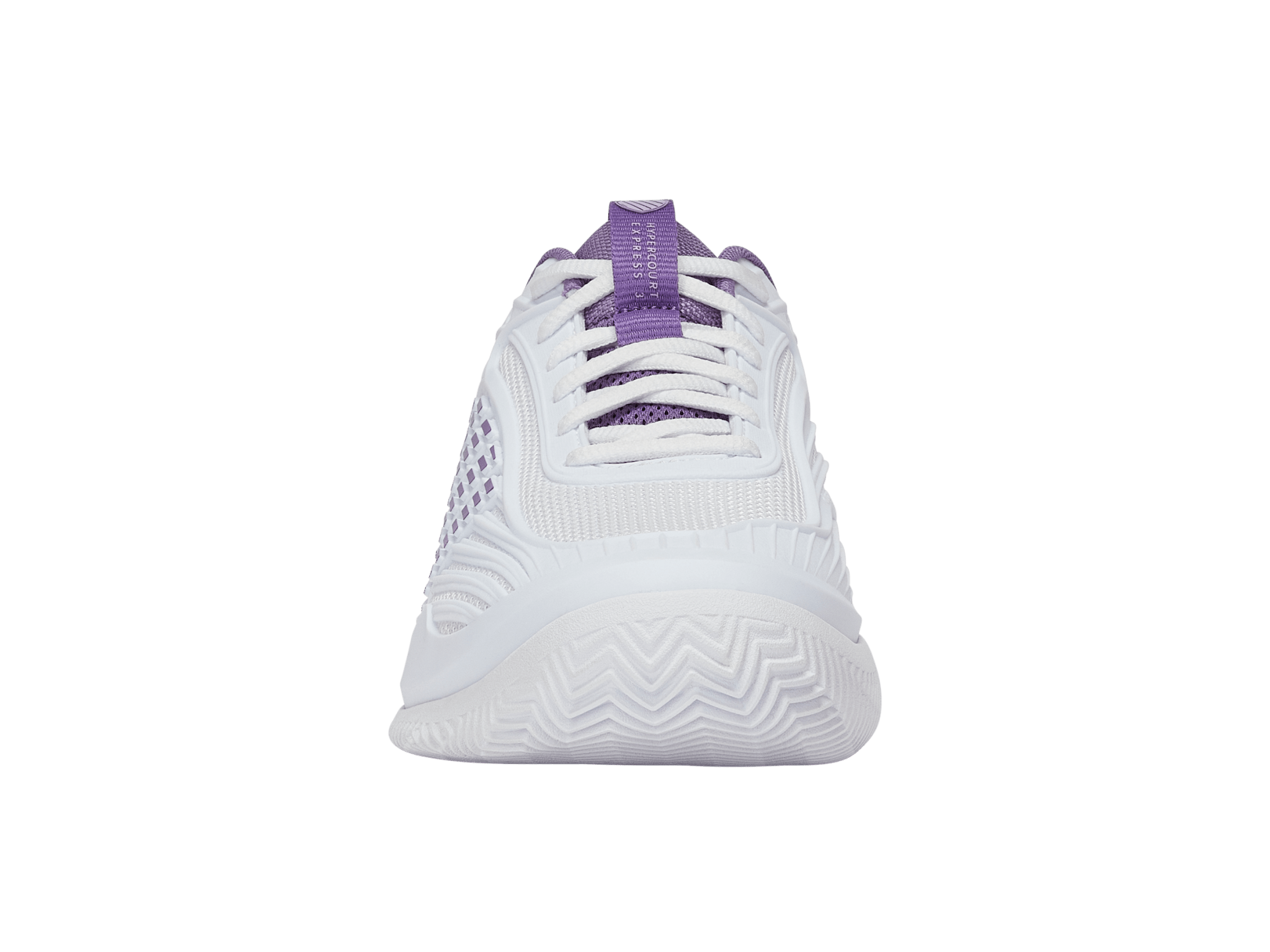 K-Swiss Women's Hypercourt Express 3 Clay Tennis Shoes in White/Purple Haze – White/Purple Haze/Lunar Rock