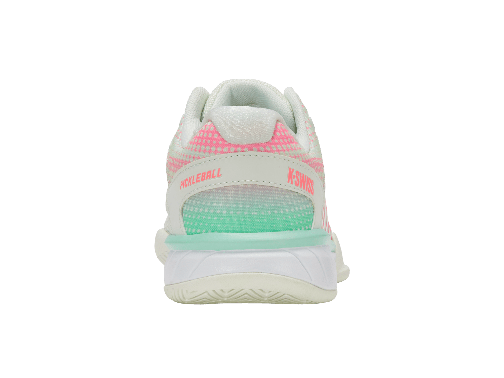 K-Swiss Women's Express Light Wide Pickleball Shoes in Ice/Honeydew – Ice/Honeydew/Neon Pastel Pink – view 4