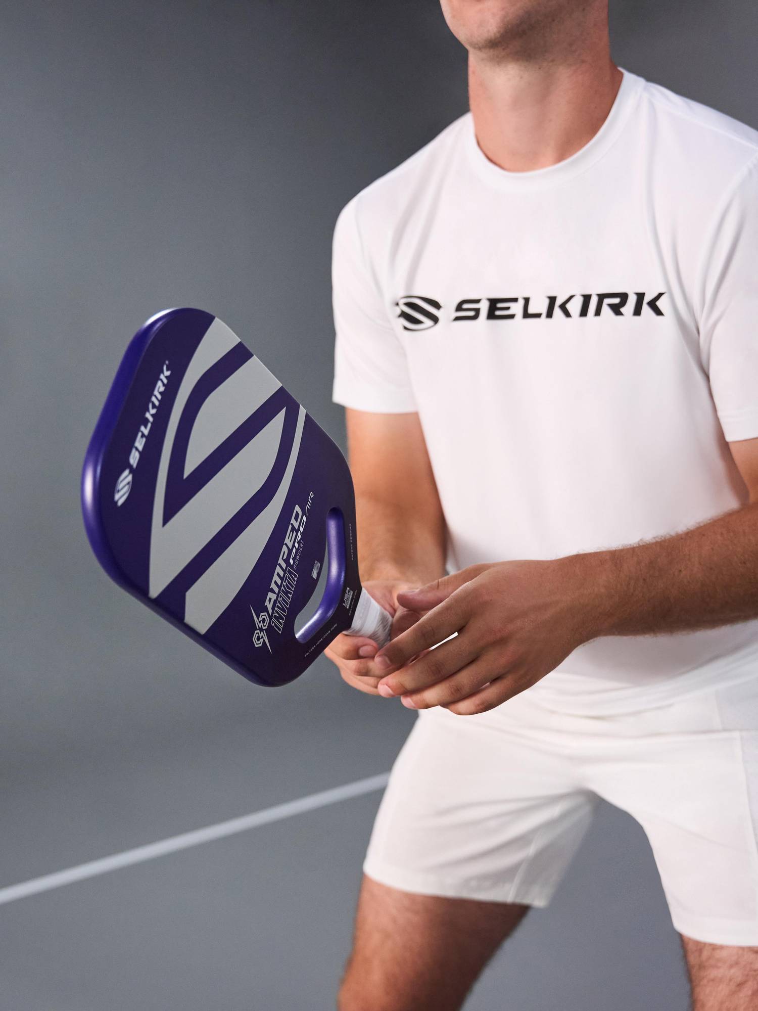 Selkirk AMPED Pro Air Invikta Pickleball Paddle in Purple