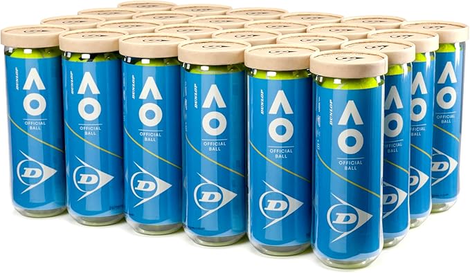 Dunlop Australian Open Official 3 Tennis Ball Case - 24 Cans