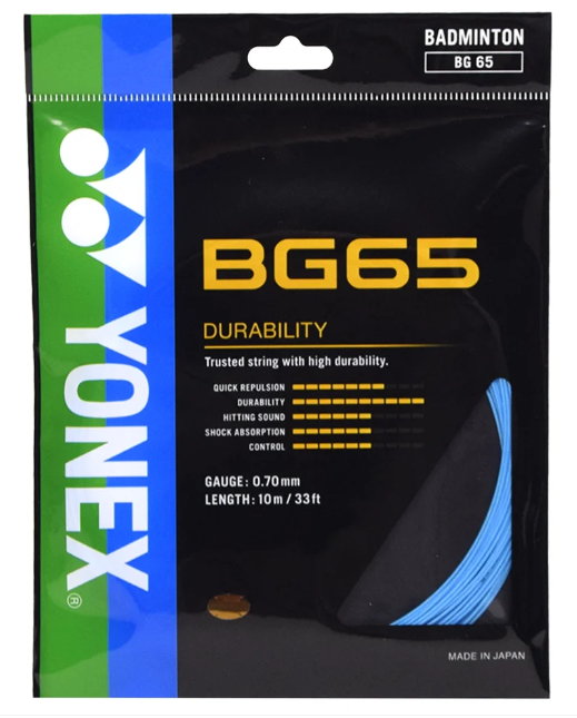 Yonex BG65 Badminton String Set