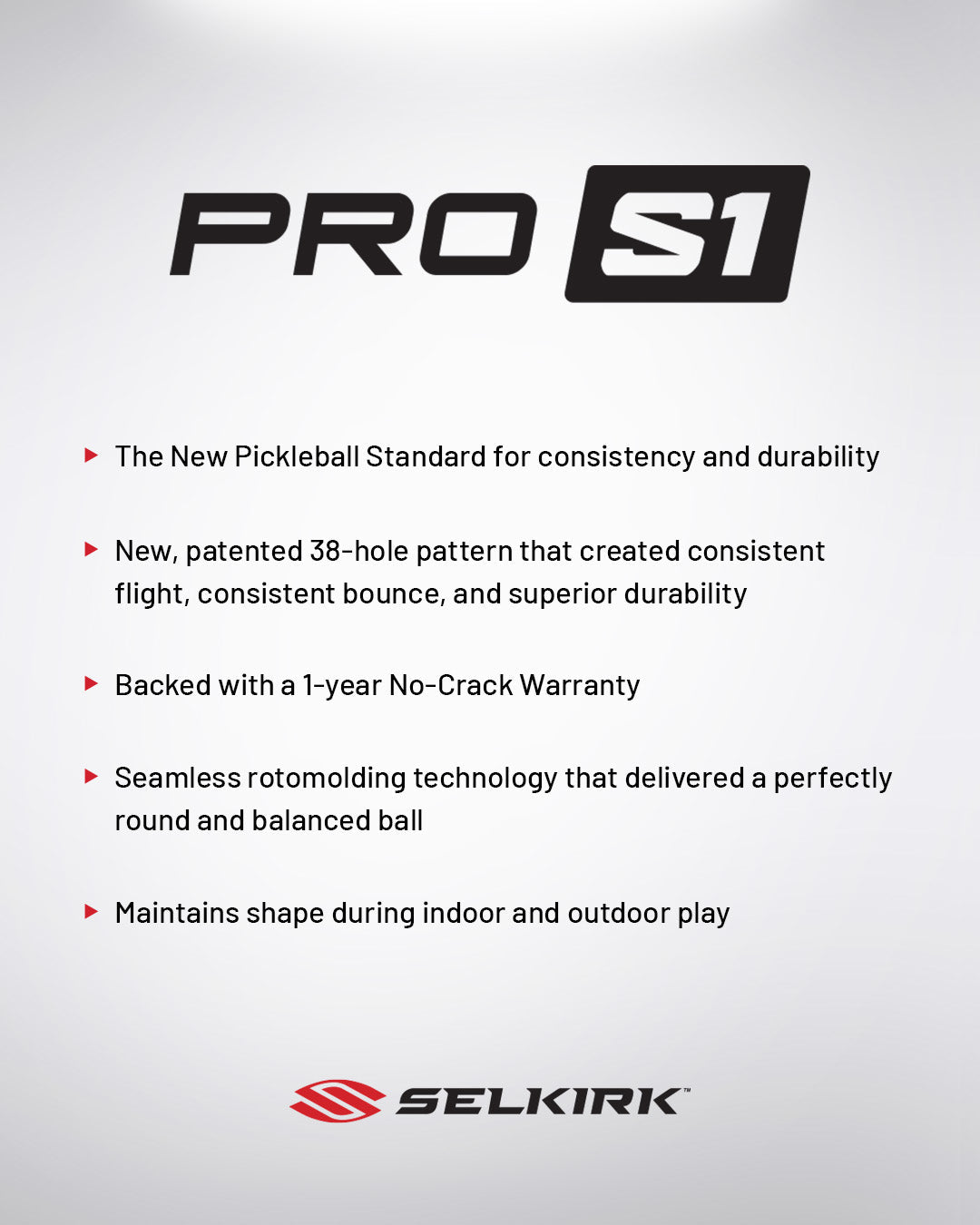 Selkirk Pro S1 Pickleball - 4 Pack