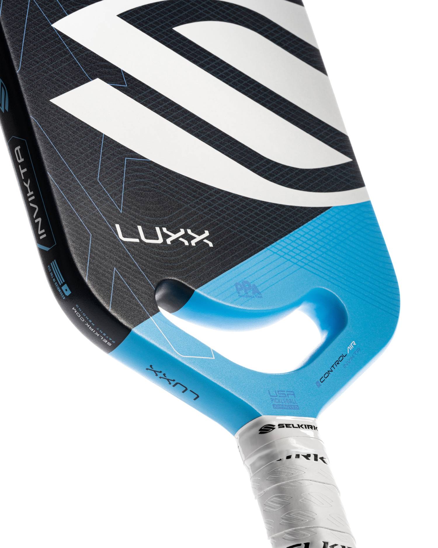 Selkirk LUXX Control Air Invikta Pickleball Paddle - PPA Tour (Black/Blue)