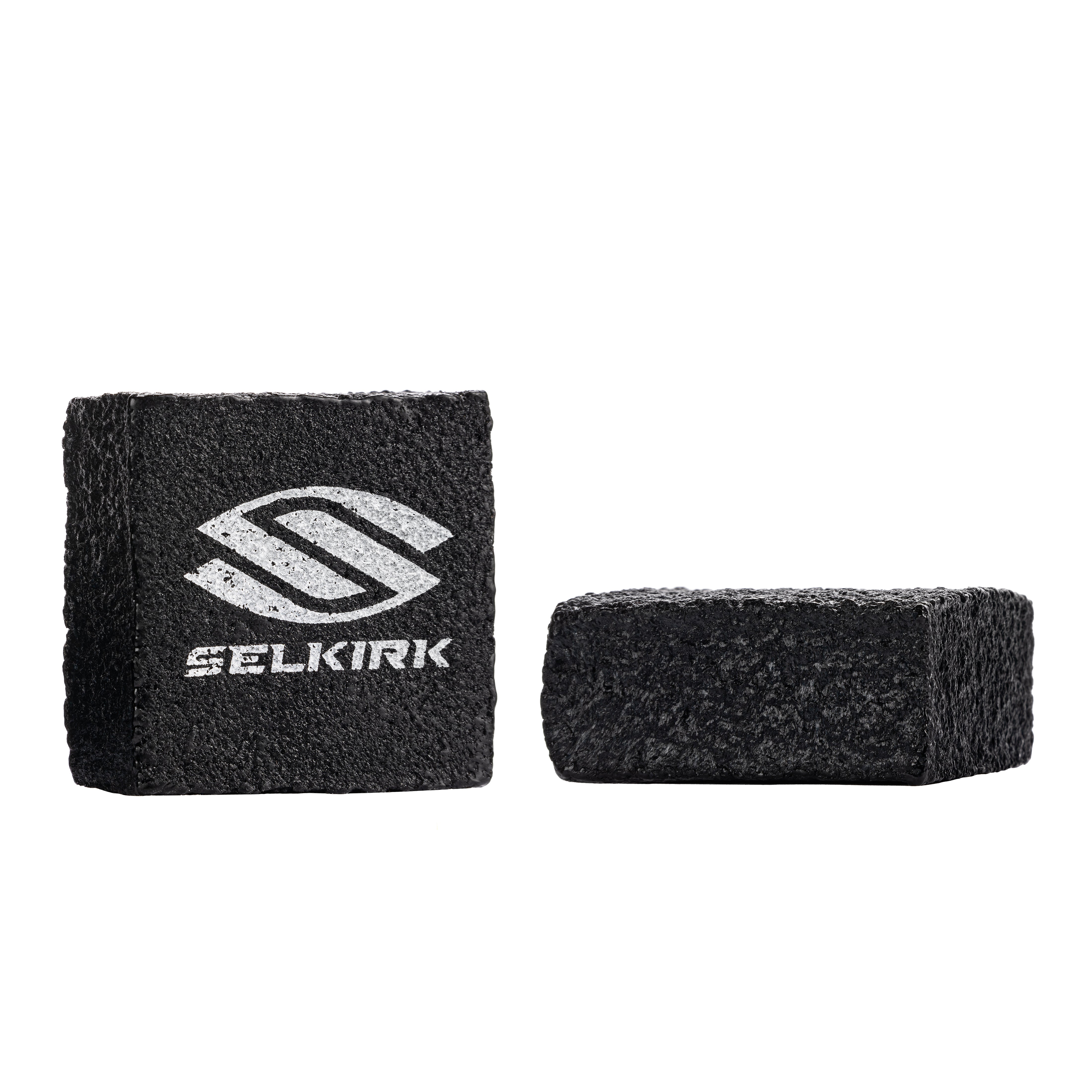 Selkirk Raw Carbon Fiber Cleaning Block/ Pickleball Paddle Eraser - 2 Pack