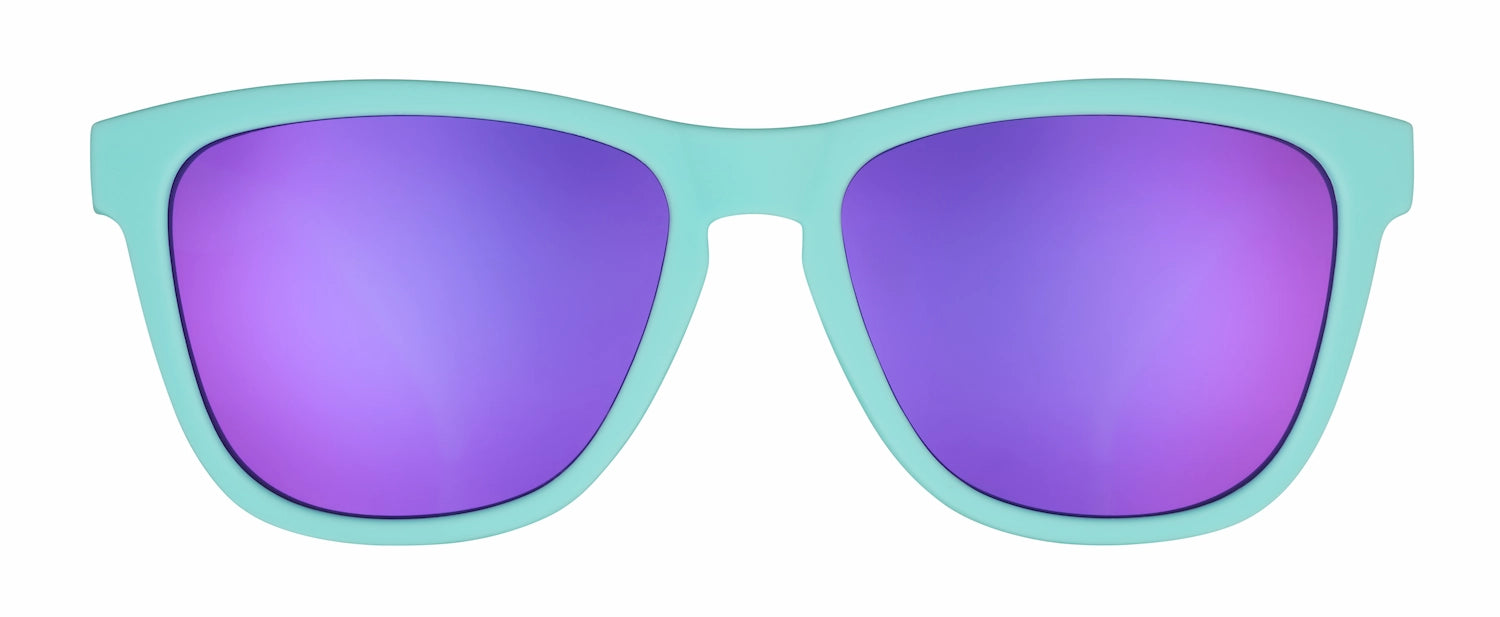 Goodr OG Polarized Sunglasses - Electric Dinotopia Carnival