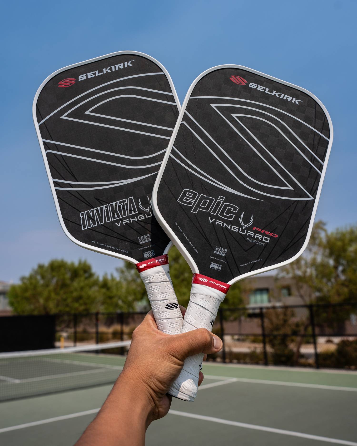 Selkirk Vanguard Pro Epic Raw Carbon Pickleball Paddle