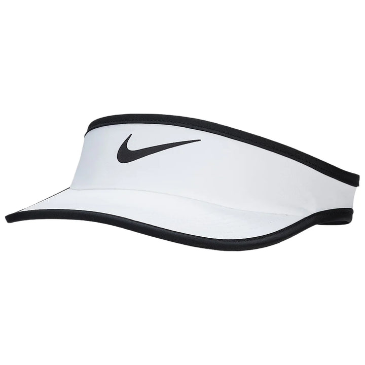 Nike Junior DriFit Ace Visor in White/Black