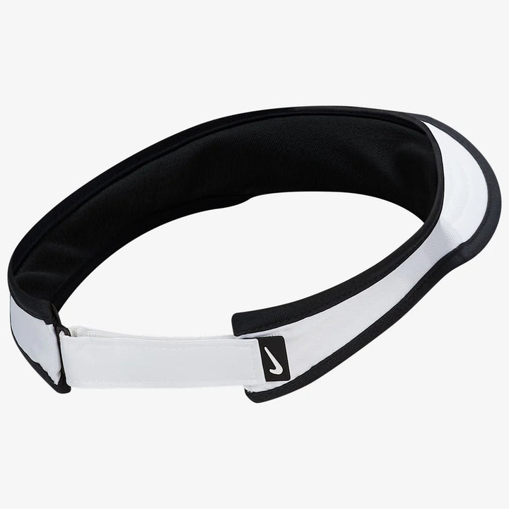 Nike Junior DriFit Ace Visor in White/Black