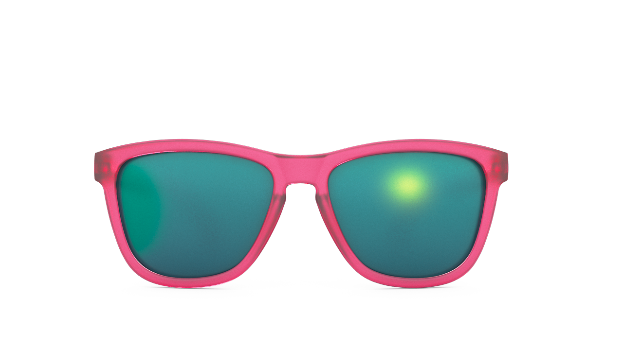 Goodr OG Polarized Sunglasses - Flamingos on a Booze Cruise