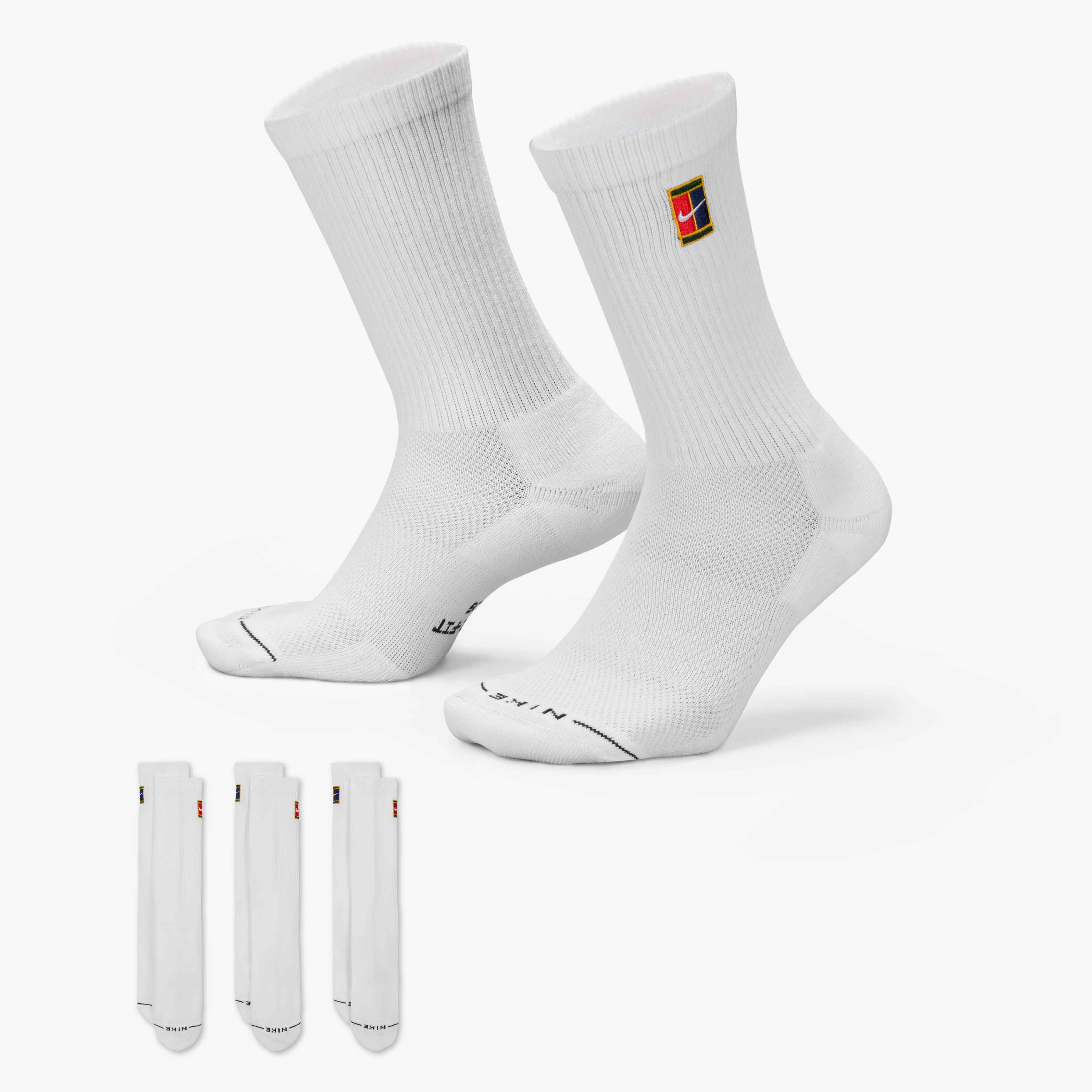Nike UNISEX Everyday Elevated Crew Socks (3 pairs)