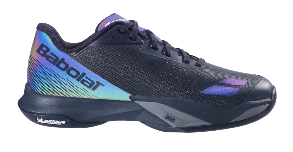 Babolat Jet Mach 4 Spectra All Court Tennis Shoes in Holographic