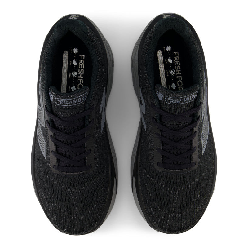 New Balance Men's Fresh Foam X More v5 Running Shoes in BLACK