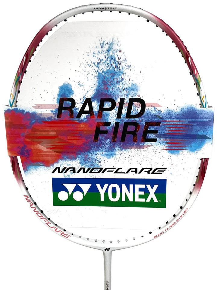 Yonex Nanoflare 70 Unstrung Frame Badminton Racquet in Coral Pink