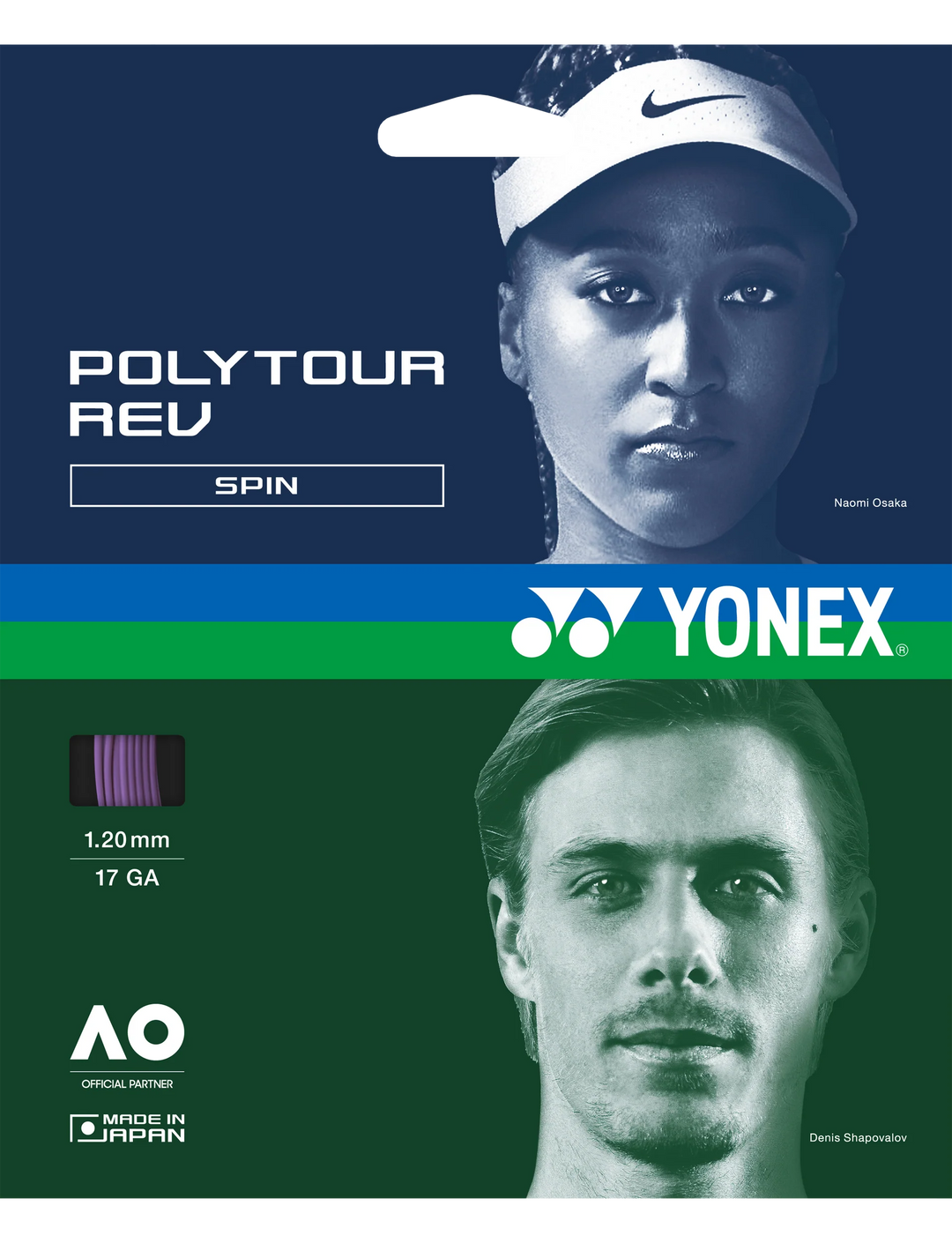 YONEX POLYTOUR REV Tennis Strings