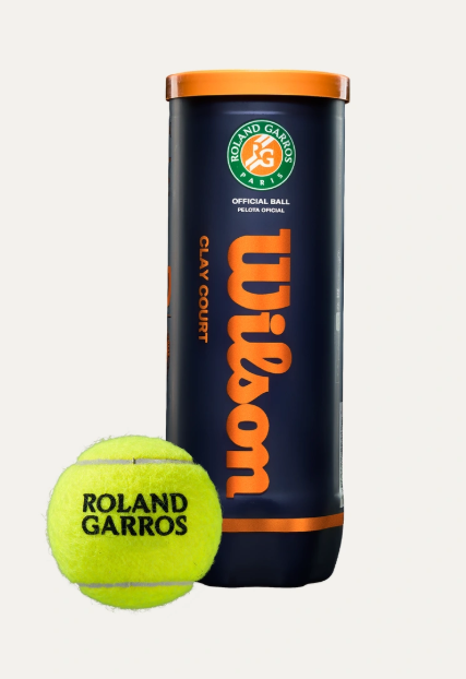Wilson Roland Garros Clay Court 3 Ball Tennis Can