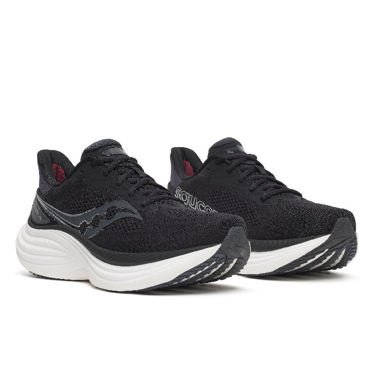 Saucony Men's Triumph 24 Running Shoes in Black/Silver
