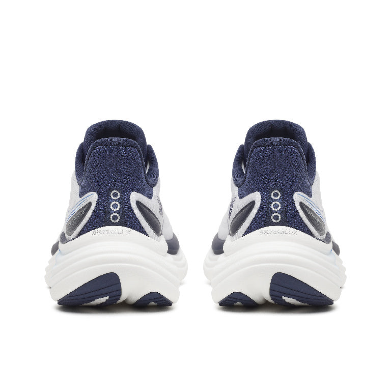 Saucony Men's Triumph 24 Running Shoes in White/Naval
