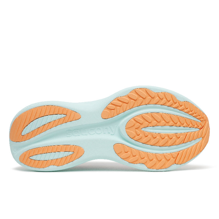 Saucony Women's Triumph 24 Running Shoes in White/Spa