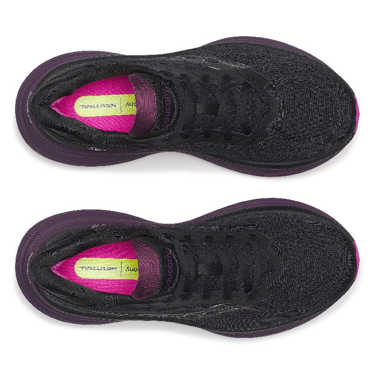 Saucony Women's Triumph 24 Running Shoes in Black/Syrup