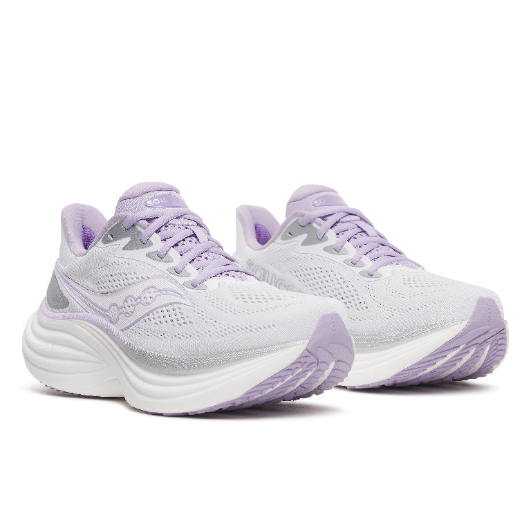 Saucony Women's Triumph 24 Running Shoes in White/Pastel