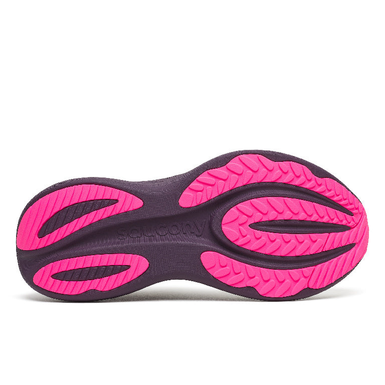 Saucony Women's Triumph 24 Running Shoes in Quartz/Eggplant