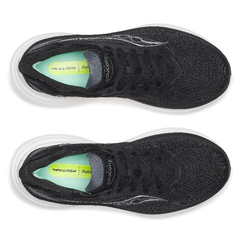 Saucony Women's Triumph 24 Running Shoes in Black/Silver