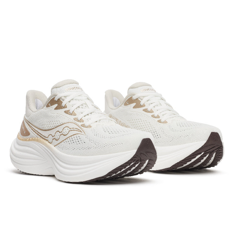 Saucony Women's Triumph 24 Running Shoes in Ivory/Eggshell