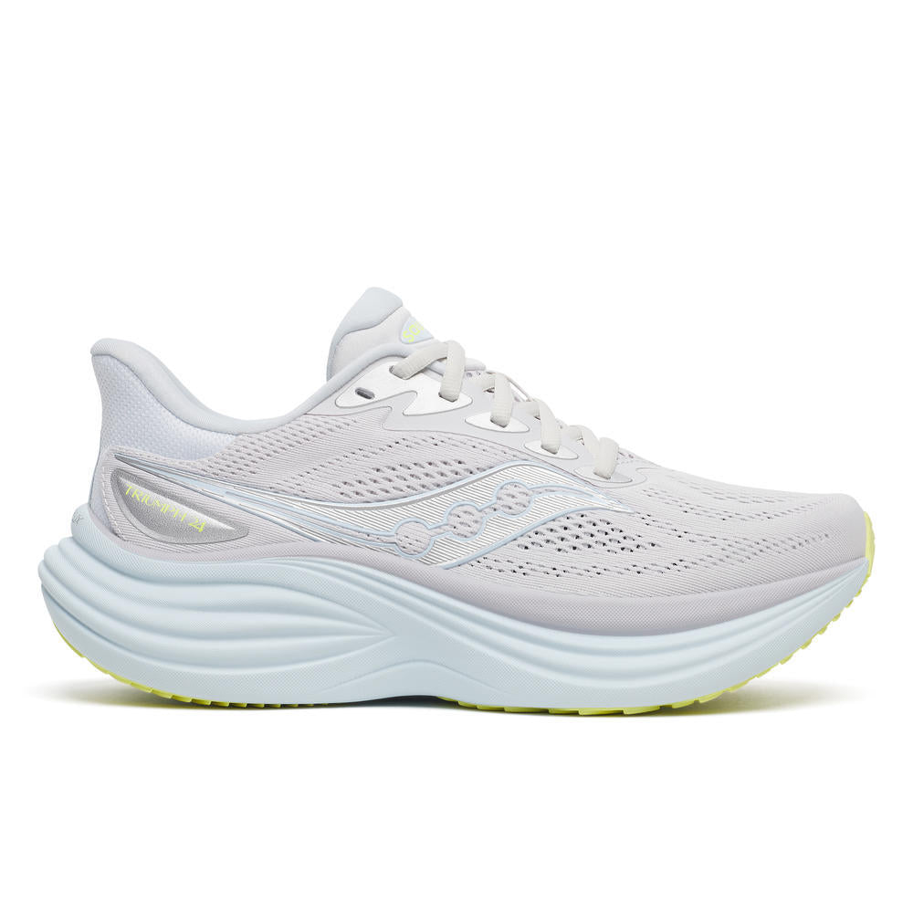 Saucony Women's Triumph 24 Running Shoes in Fog/Ice Melt