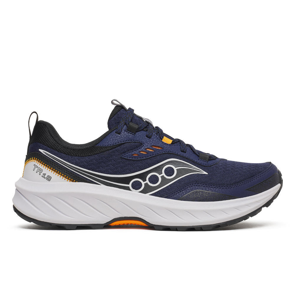 Saucony Men's Excursion TR18 Running Shoes in Naval/Fuego