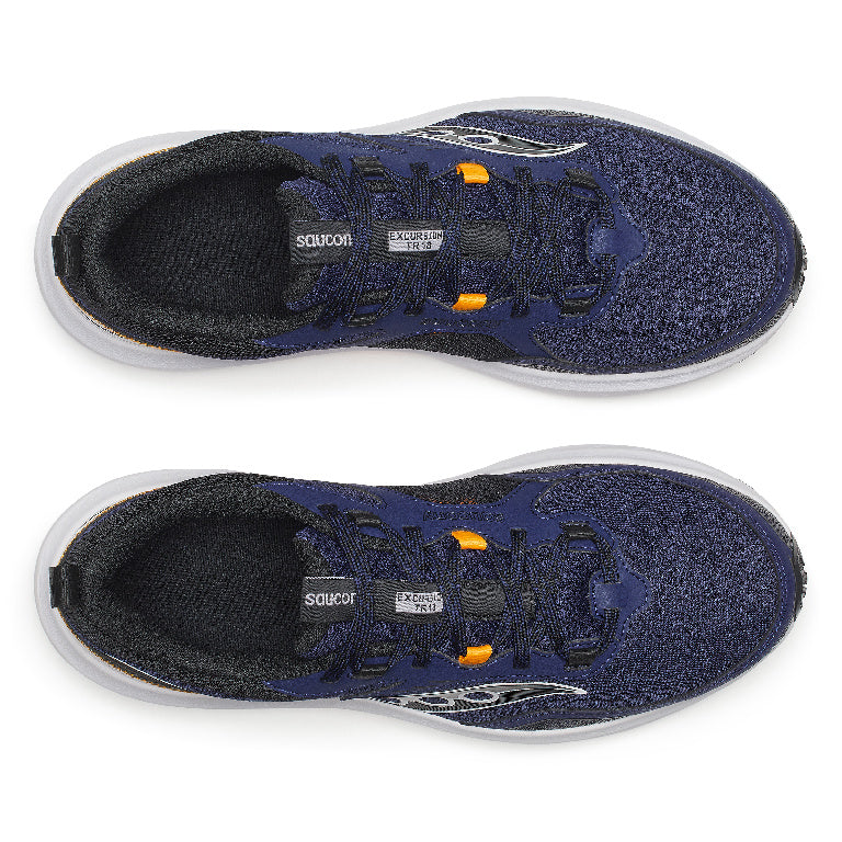 Saucony Men's Excursion TR18 Running Shoes in Naval/Fuego