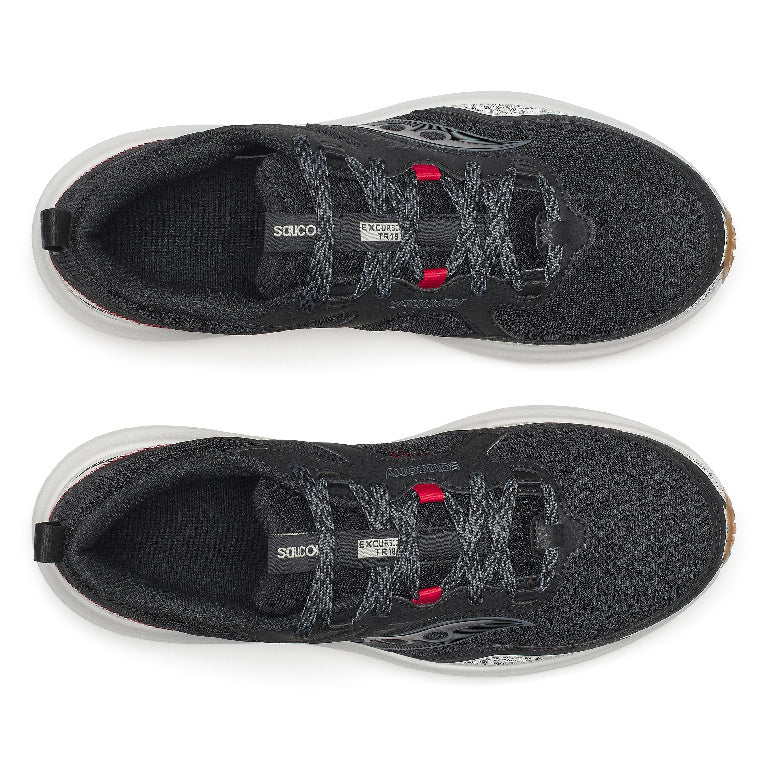Saucony Men's Excursion TR18 Running Shoes in Black/Quartz