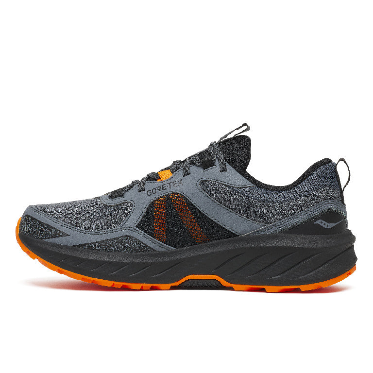 Saucony Men's Excursion TR18 Gtx Running Shoes in Carbon/Fuego