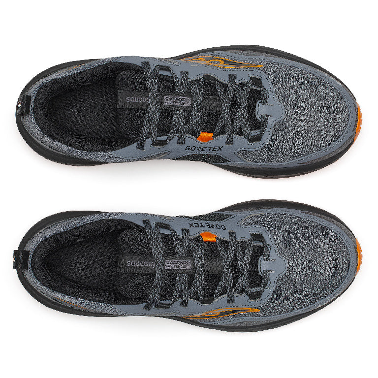 Saucony Men's Excursion TR18 Gtx Running Shoes in Carbon/Fuego