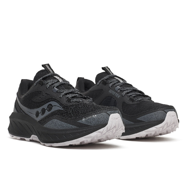 Saucony Men's Excursion TR18 Gtx Running Shoes in Black/Fog