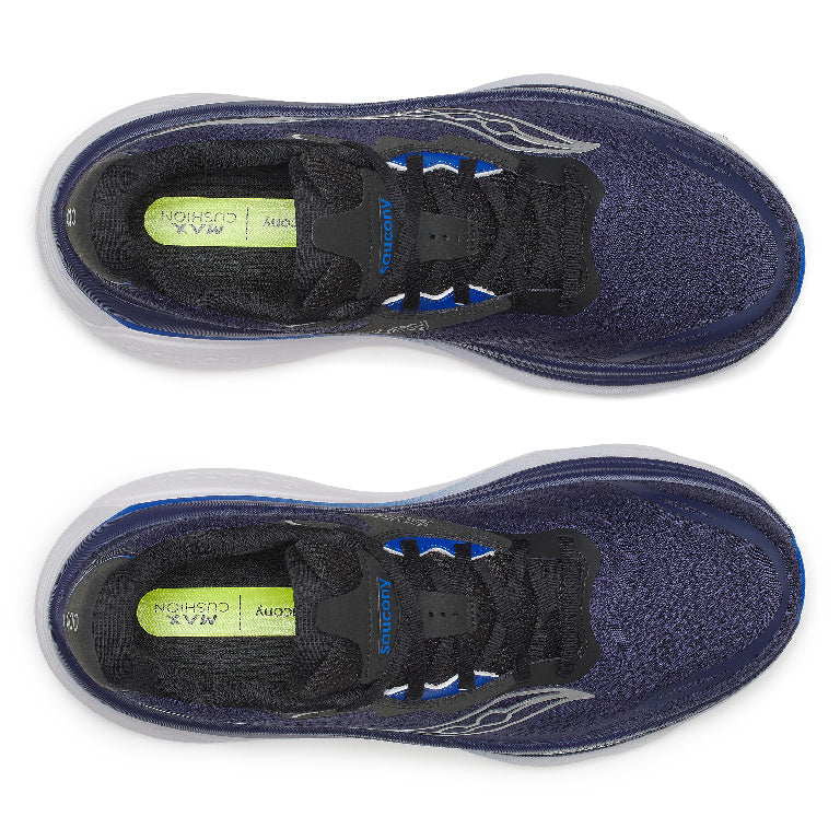 Saucony Men's Hurricane 26 Running Shoes in Naval/Black
