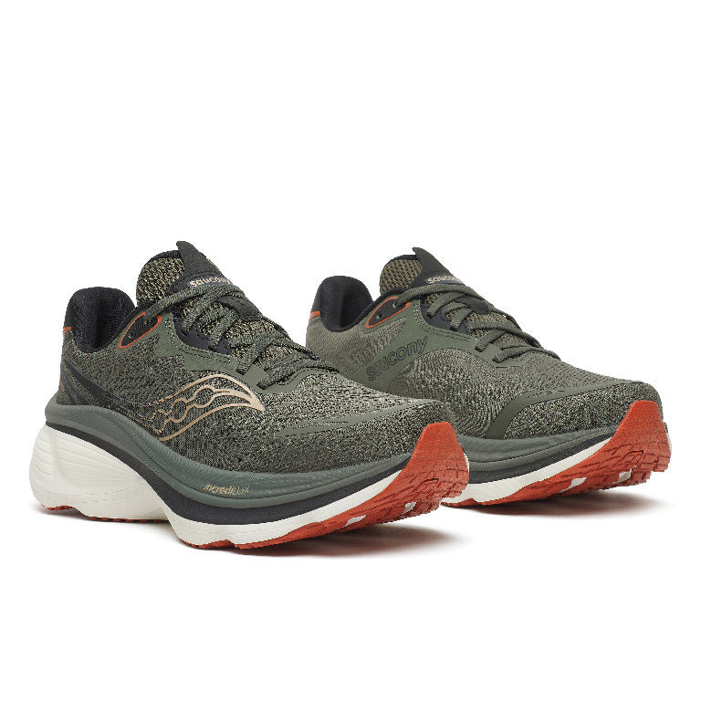 Saucony Men's Hurricane 26 Running Shoes in Fatigue/Black