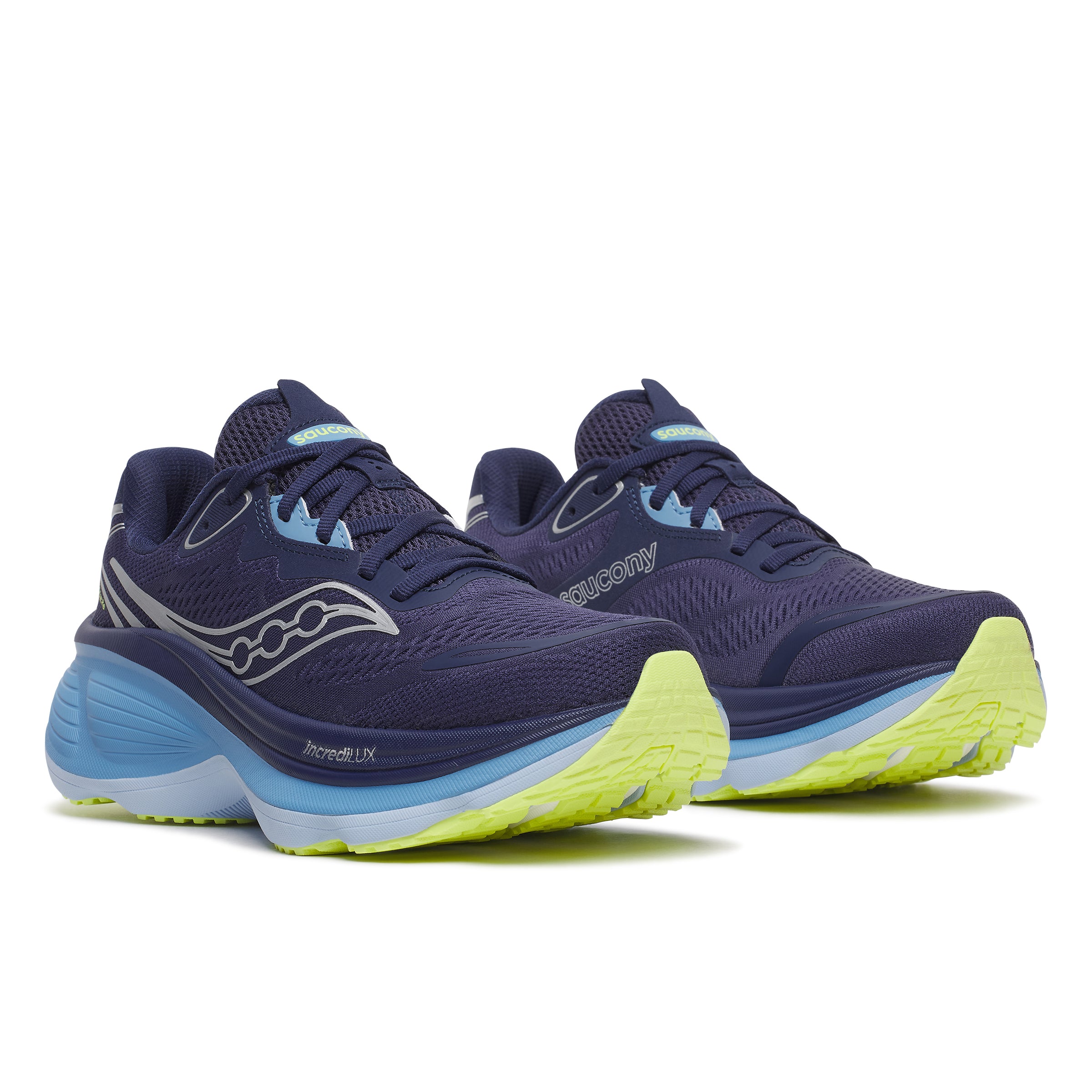 Saucony Women's Hurricane 26 Running Shoes in Naval/Skyward