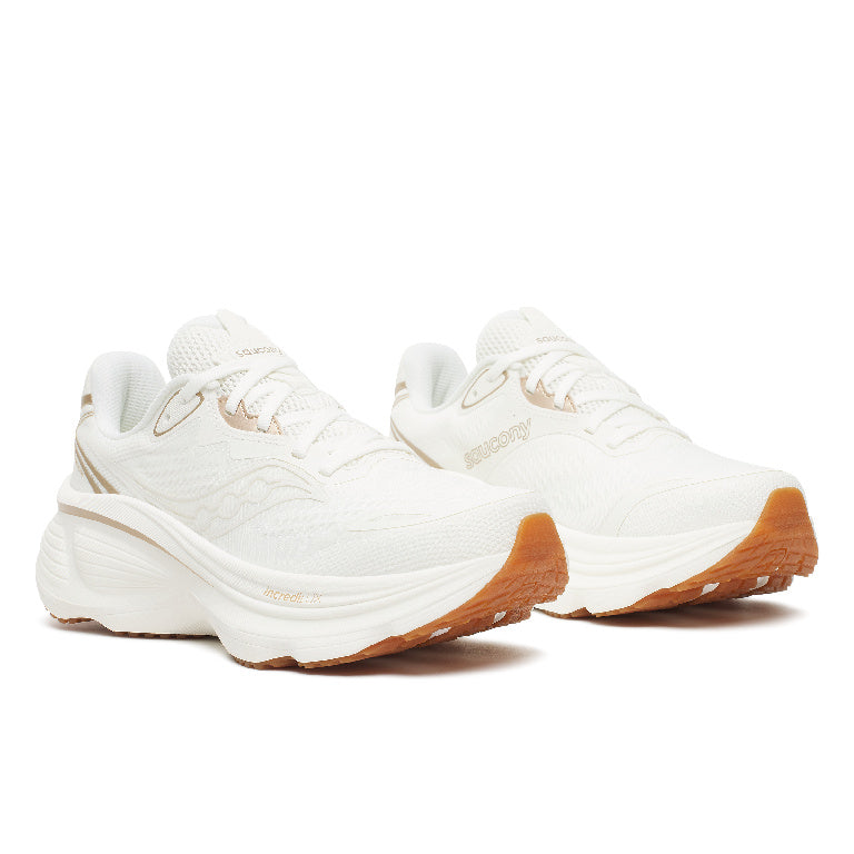 Saucony Women's Hurricane 26 Running Shoes in Ivory/Gum