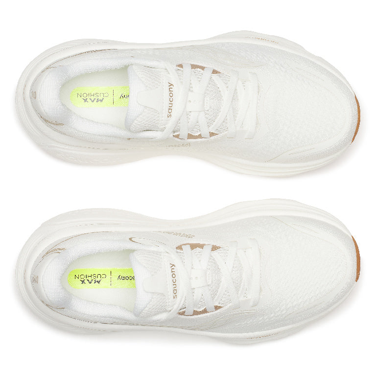 Saucony Women's Hurricane 26 Running Shoes in Ivory/Gum