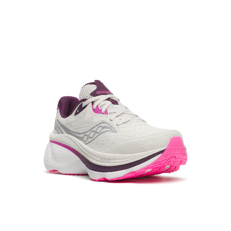 Saucony Women's Hurricane 26 Running Shoes in Quartz/Eggplant