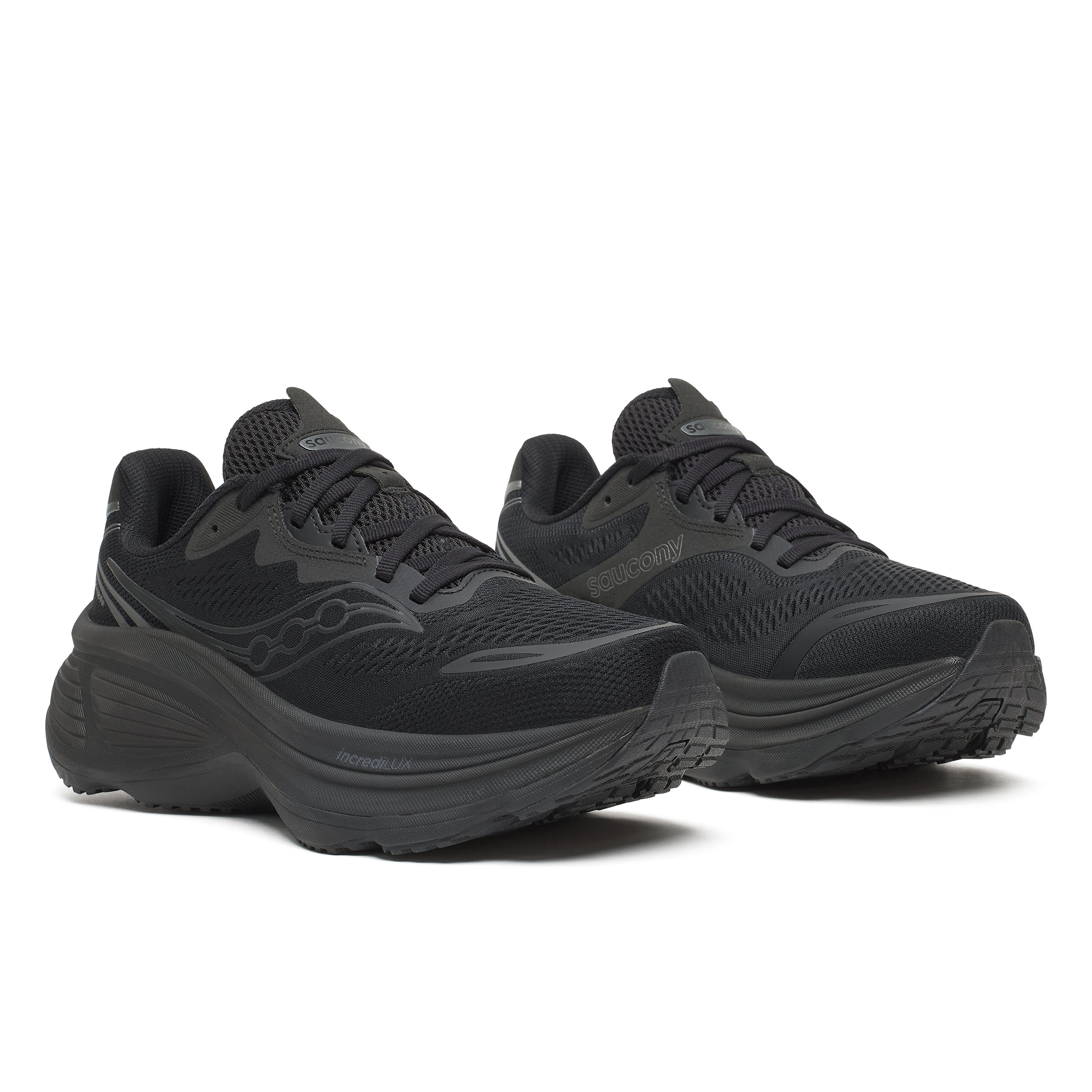 Saucony Women's Hurricane 26 Running Shoes in Triple Black