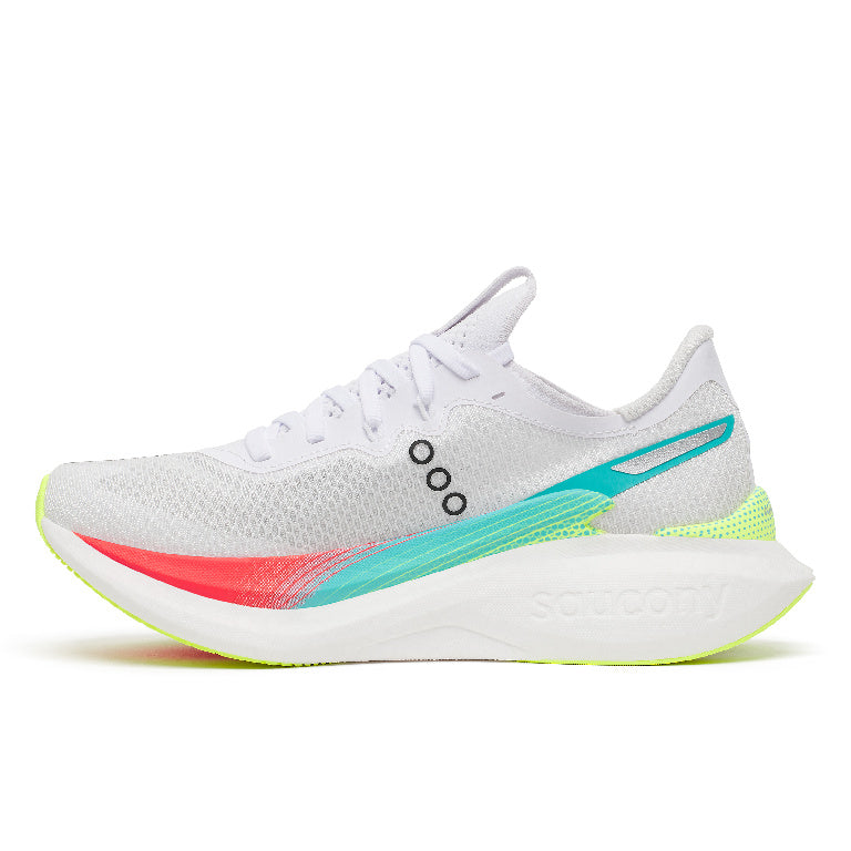 Saucony Women's Endorphin Pro 5 Running Shoes in White/Multi