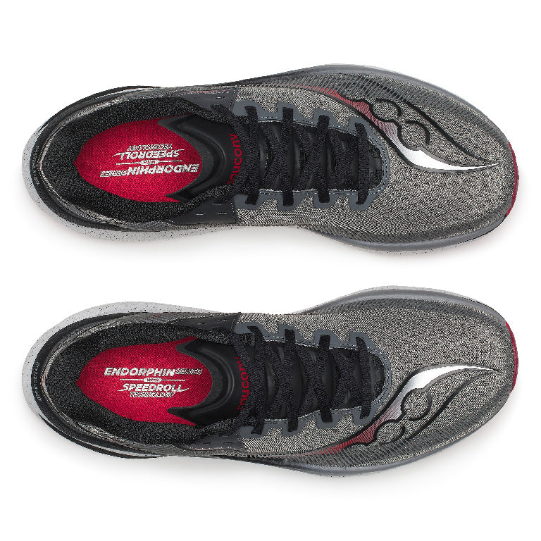 Saucony Men's Endorphin Azura Running Shoes in Cinder/Black