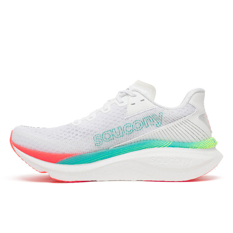 Saucony Men's Endorphin Azura Running Shoes in White/Multi