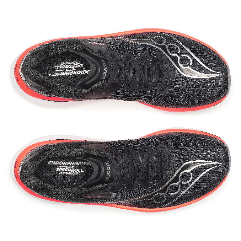 Saucony Men's Endorphin Azura Running Shoes in Black/Vizired