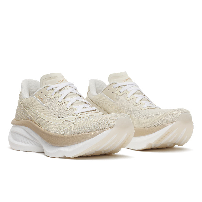 Saucony Women's Endorphin Azura Running Shoes in Eggshell/Ivory