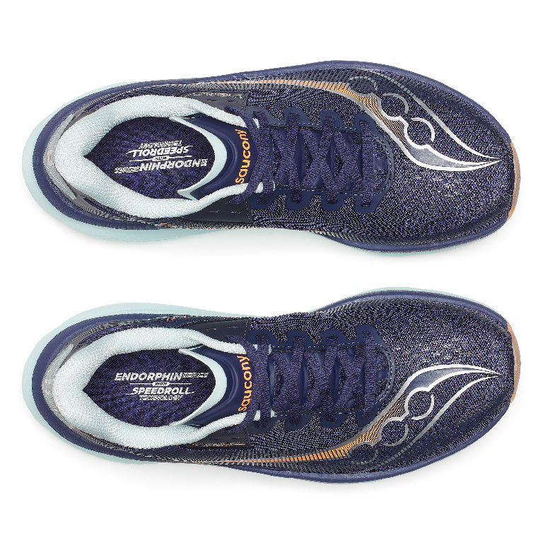 Saucony Women's Endorphin Azura Running Shoes in Naval/Spa