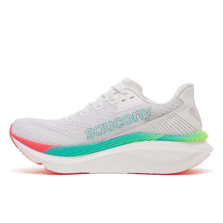 Saucony Women's Endorphin Azura Running Shoes in White/Multi