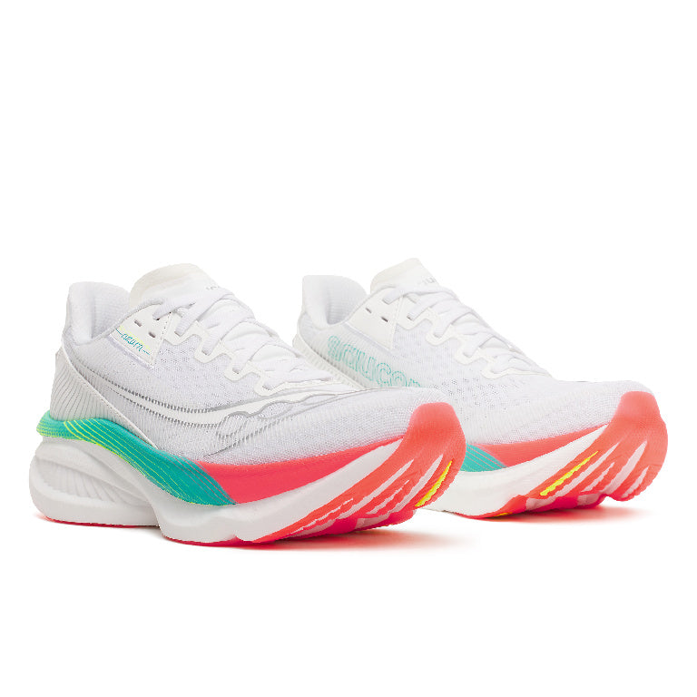 Saucony Women's Endorphin Azura Running Shoes in White/Multi